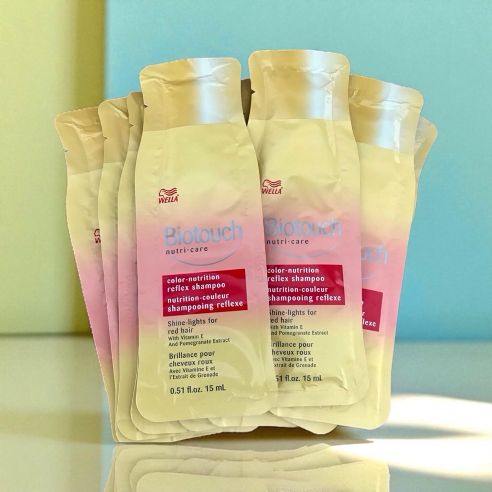 12pcs Wella Biotouch Nutri-Care for Red Hair Samples